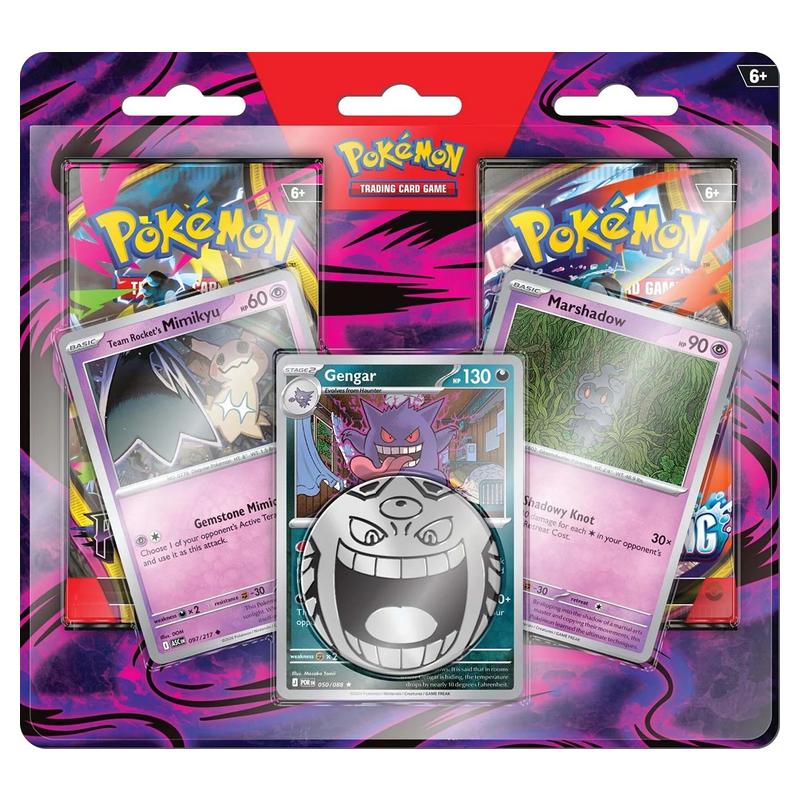Enhanced 2-Pack Blister - Gengar, Marshadow & Team Rocket's Mimikyu