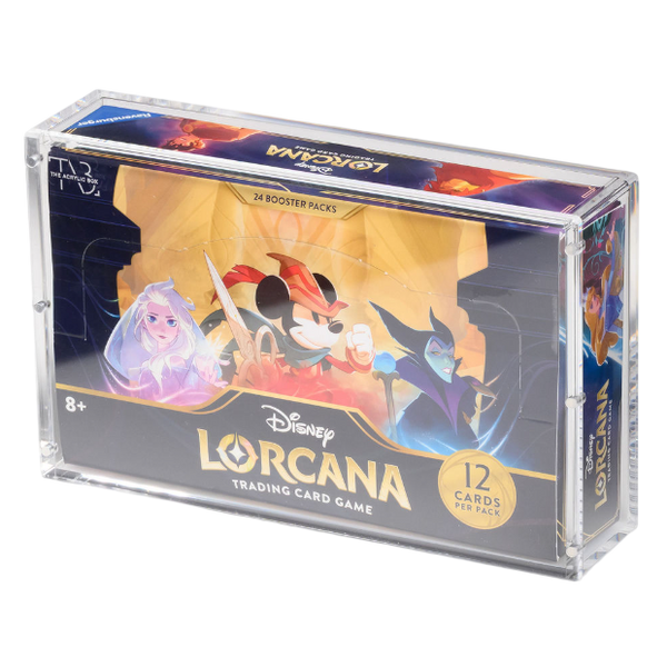 Magnetic Acrylic Box for Lorcana Booster Box — Protect and Display in Style | The Acrylic Box