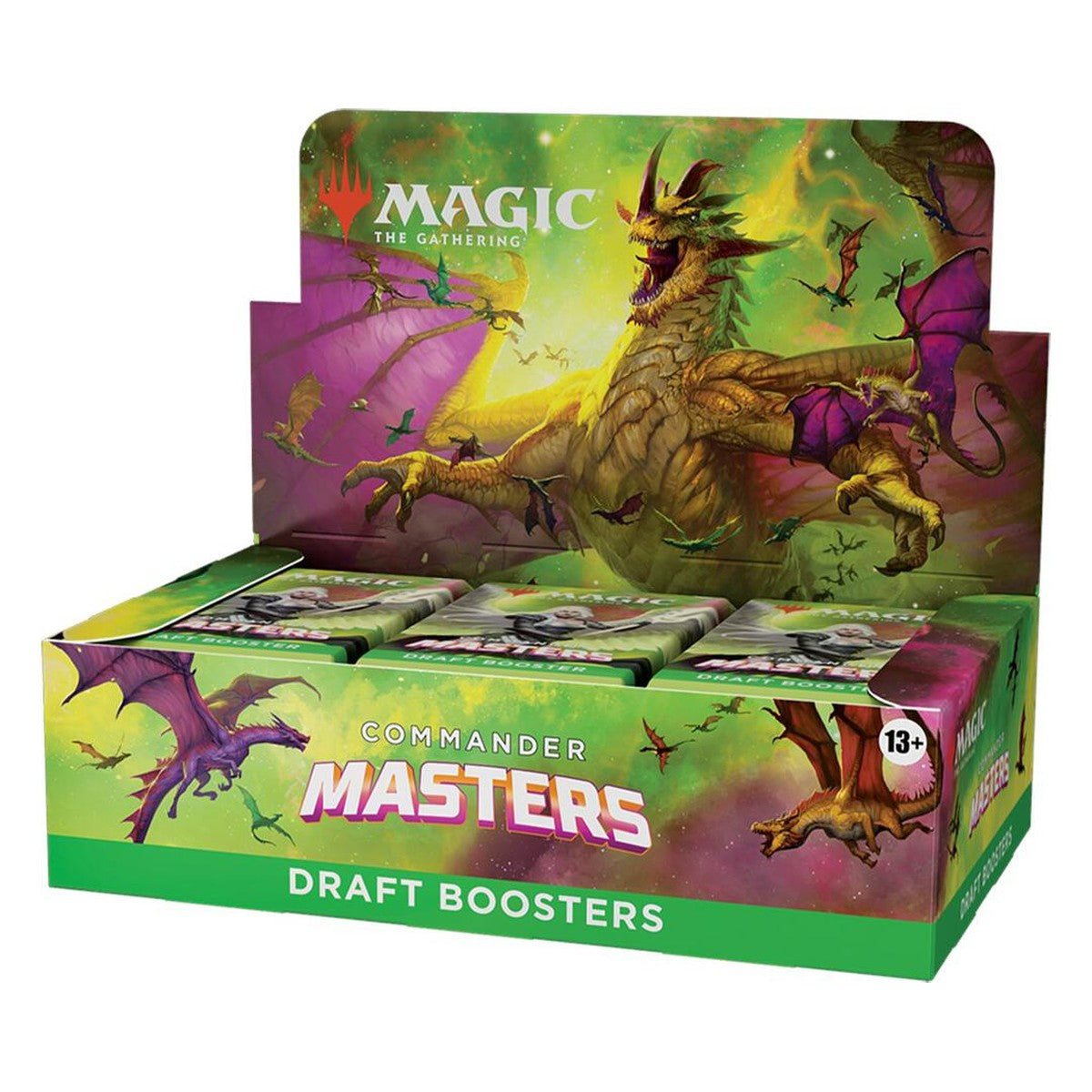 Commander Masters Draft Booster Box – Magic: The Gathering English sealed product