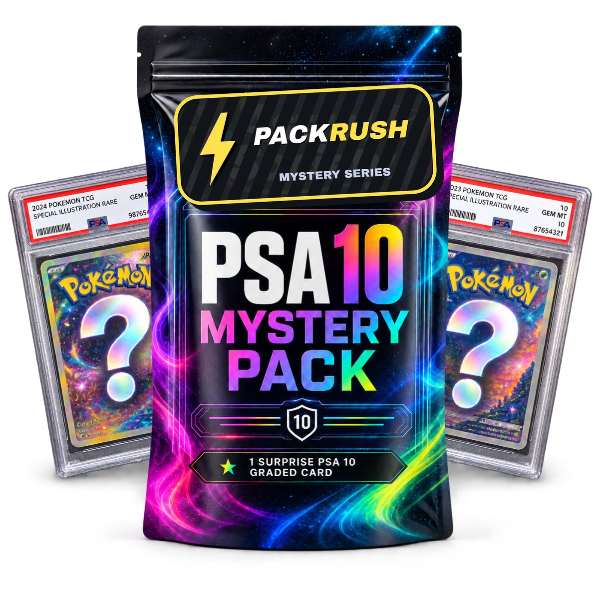 PackRush PSA 10 Gem Mint Mystery Slab